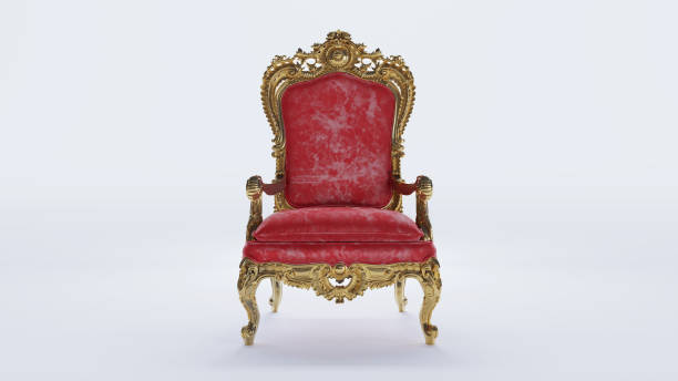 istock red armchair isolated on white background with shining light 1478097513