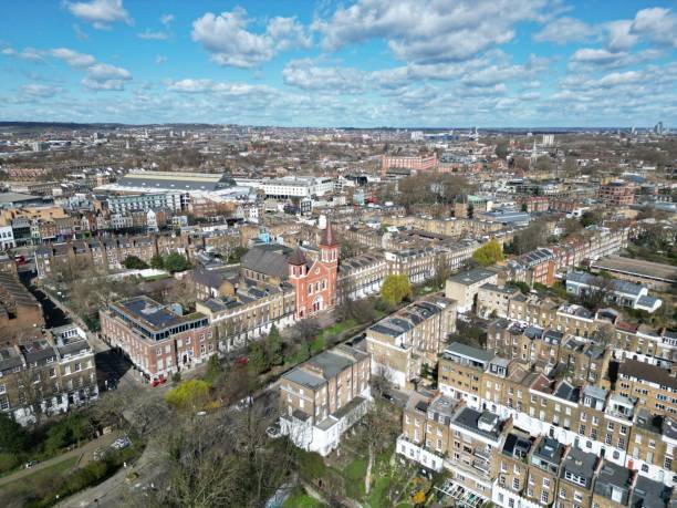 istock Islington London UK drone aerial view 1478098979