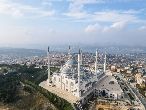 istock Drone view of the Blue Mosque in Istanbul 1478108145
