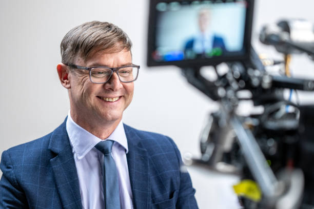 istock Man recording video for blog 1478115729
