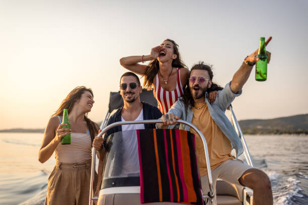 istock Friends  taking a boat ride on the sea 1478120597