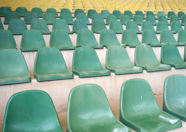 istock Empty sports court seats 1478121058