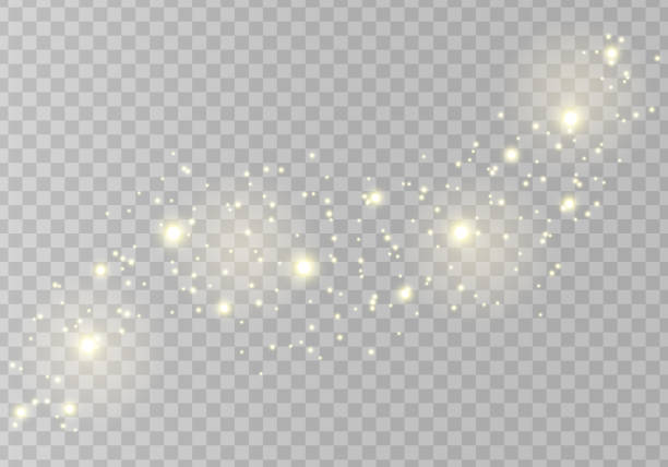 Abstract sparkles isolated on a transparent background. Bokeh lights effect. Vector dust sparks and bright stars shine with special light effect. Christmas sparkling magical. Vector illustration boy band stock illustrations