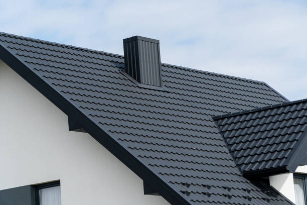 istock The house is covered with a modern metal roof 1478127308