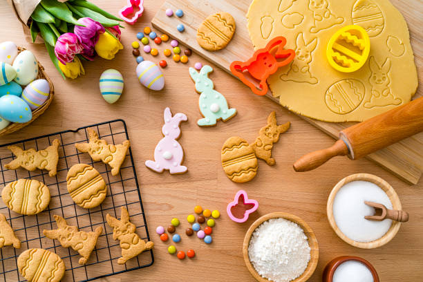 istock Ingredients for Easter cookies recipe 1478127793