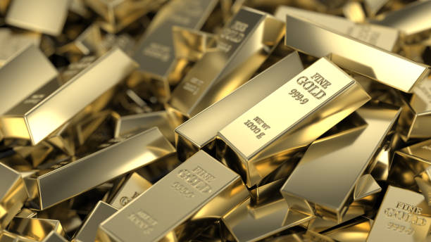 Gold bars Gold bars ounce stock pictures, royalty-free photos & images