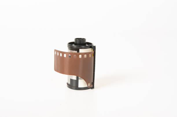 Classic film 35 mm. on white background