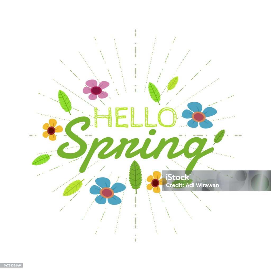 Spring Logo Design Vector Stock Illustration - Download Image Now ...