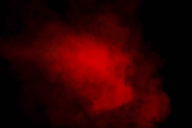 istock Orange and red steam on a black background. 1478136422