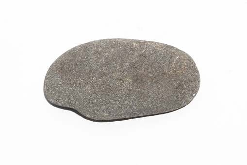 istock A flat rock isolated on white background 1478140819