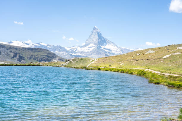 istock Matterhorn with Stellisee, Zermatt,  Switzerland 1478140840