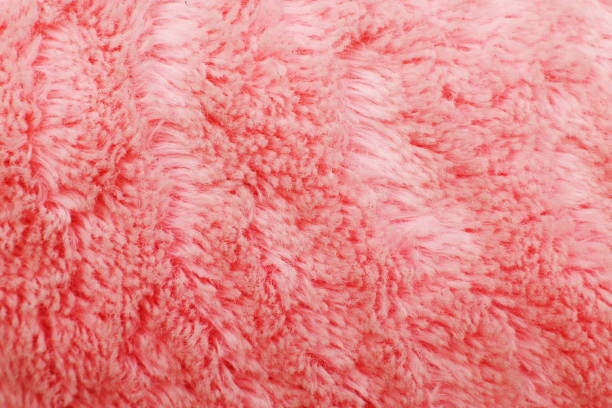 istock pink fluffy textile texture. Nappy hairy background closeup. 1478142393