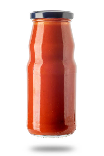 istock Tomato sauce in glass bottle 1478144665