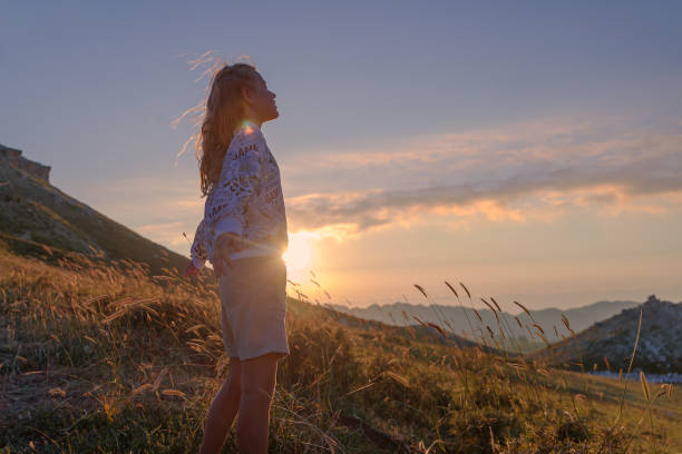 istock Happy girl in the mountains 1478151202