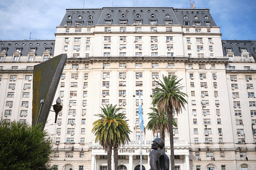 March 14, 2023, Buenos Aires, Argentina: Libertador building, Argentine Ministry of Defense headquarters.