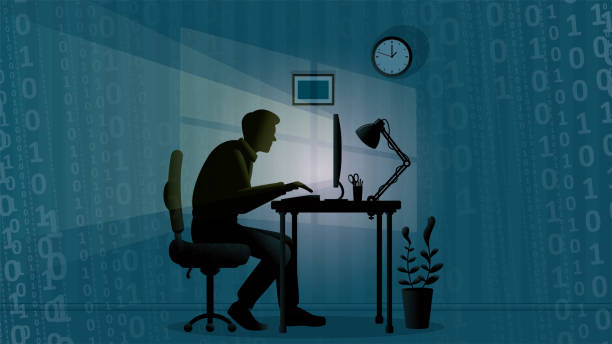 180+ Slouching At Desk Illustrations Stock Illustrations, Royalty-Free  Vector Graphics & Clip Art - iStock