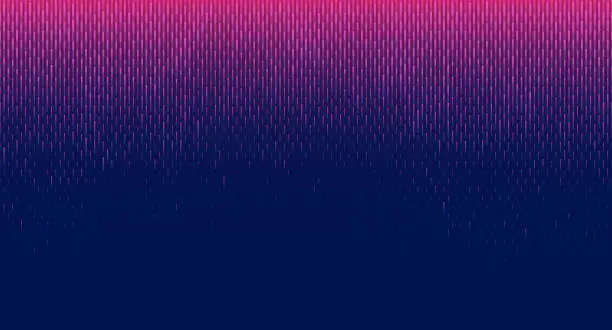 Vector illustration of bright pink half tone gradient pattern