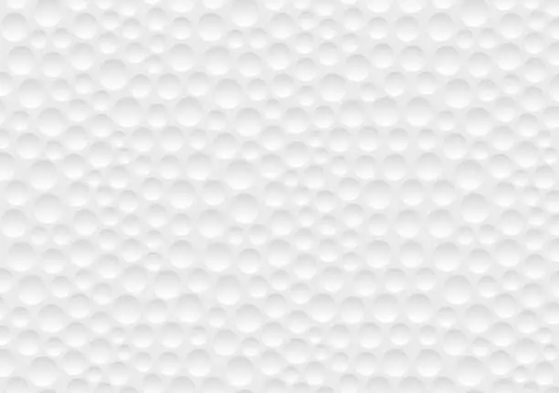 Vector illustration of Golf ball textured poster background
