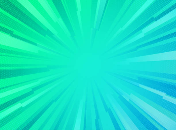 illustrations, cliparts, dessins animés et icônes de explosion d’explosion vectorielle bleu turquoise bleu comique - music retro revival blurred motion light