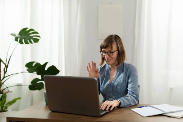 istock Woman working from home having a video conference 1478162682