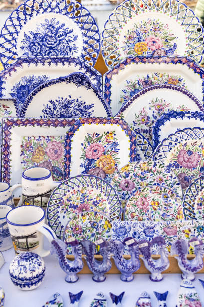 istock Traditional hand painted pottery and ceramics. 1478174086