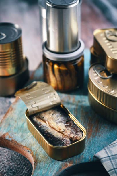 istock Canned Fish - Sardines in a Tin 1478174771