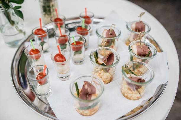 istock many small dishes are placed on a platter for the guests to take 1478178628