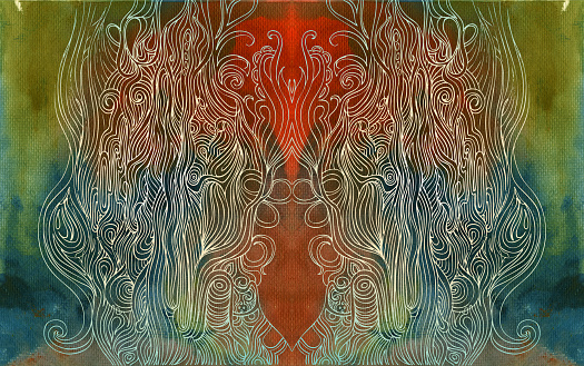 Shape Or Life Pattern Patterns Of Life Stock Illustration - Download Image Now - Femininity ...