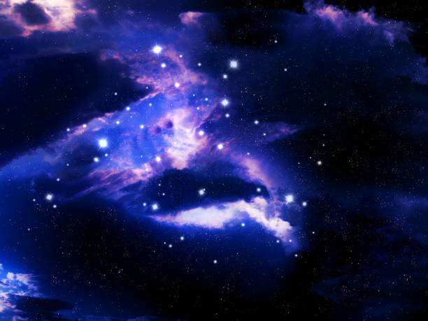 istock Space nebula, interstellar clouds of gas with stars. 1478194886