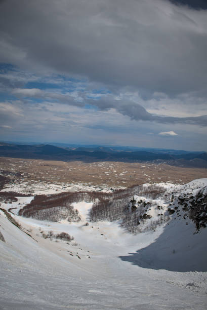 istock Rocky mountains ski resort in the spring time 1478201171