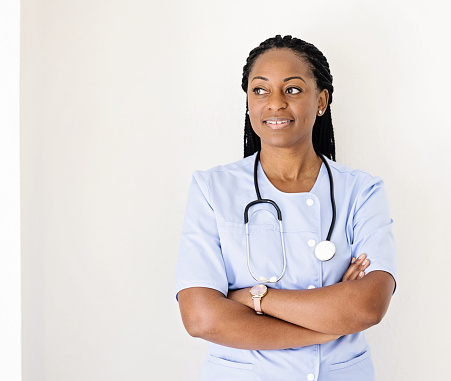 Smiling African American Nurse