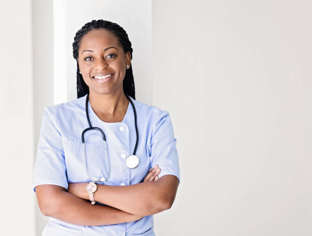 istock Smiling African American Nurse 1478206174