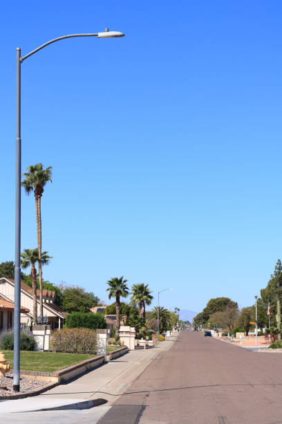 istock North-West Phoenix Residential Road, Arizona 1478223270