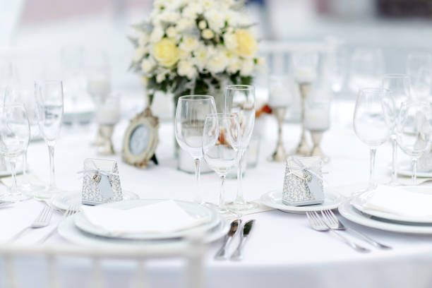 istock Table set for an event party or wedding reception 1478224026