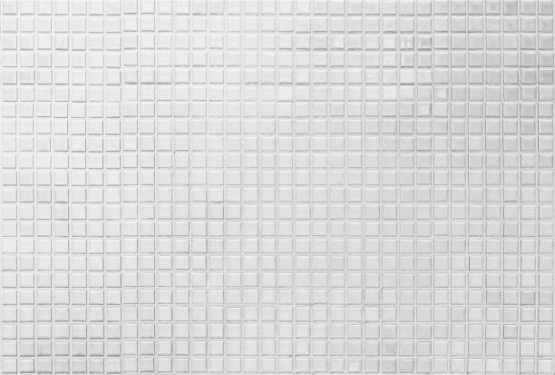 istock White ceramic wall and floor tiles mosaic background in bathroom and kitchen. Design pattern geometric with grid wallpaper texture decoration pool. Simple seamless abstract surface clean. 1478226225