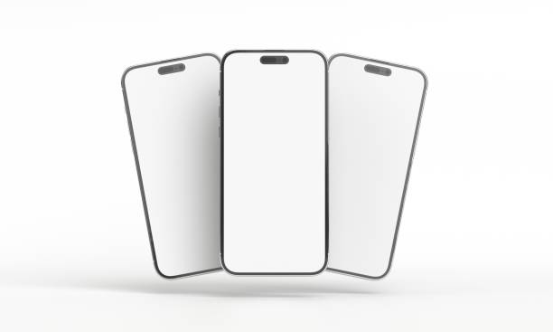 istock 3d render illustration hand holding the white smartphone with full screen and modern frame less design - isolated on white background 1478254070