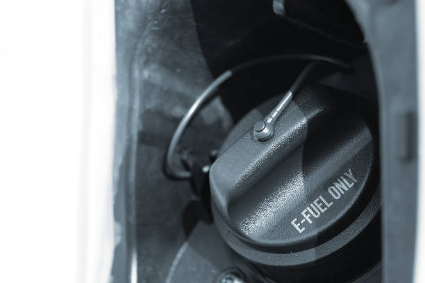 istock Fuel cap of a car with the note E-Fuel Only 1478258899