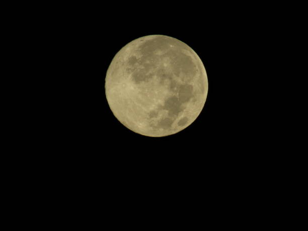 istock Golden Fullmoon on The Dark Sky 1478260340