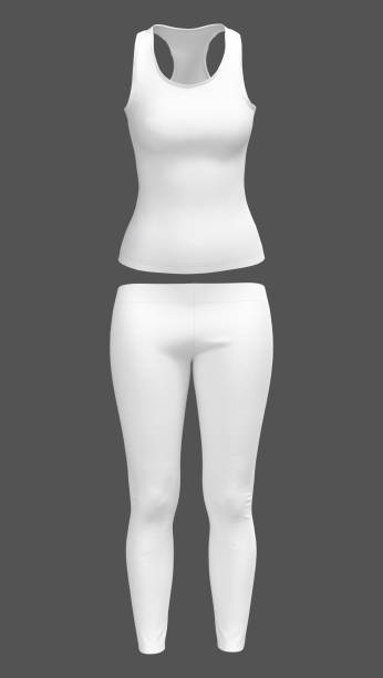 istock Women's sportswear: racerback tanktop and leggings 1478265357
