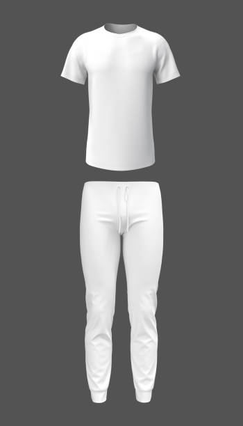 istock Mens clothing: suit t-shirt and pants 1478265662