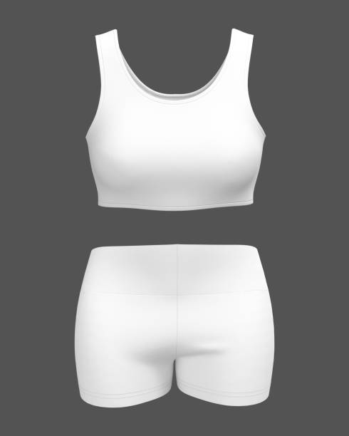 istock Women's workout clothes: tank top and shorts 1478265874