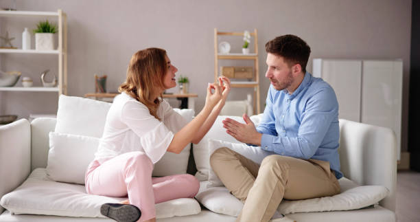 istock Sad Man Arguing With Woman 1478273457