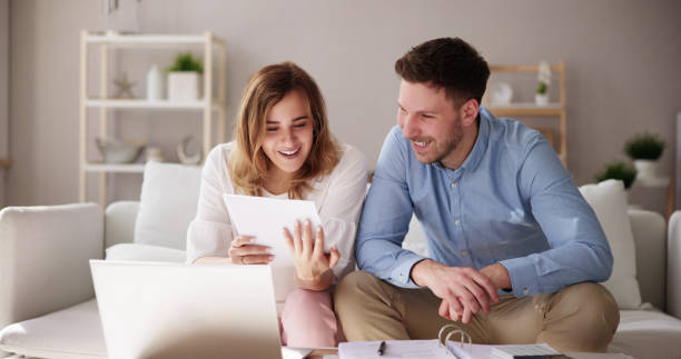 istock Reading Paper Letter. Good News 1478273571