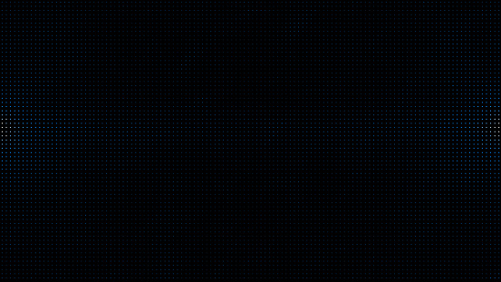 Dotted halftone background. Dotted pattern with circles, Black and blue color