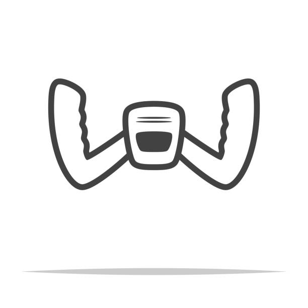 Airplane yoke steering icon vector isolated Vector element yoke stock illustrations