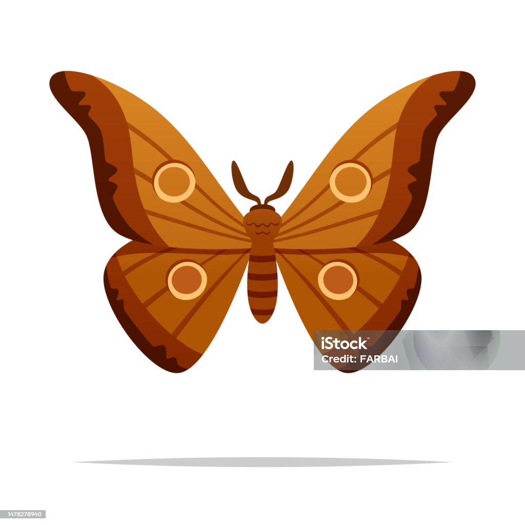 Stock Image Insect Vector Moth Moth Insect Vector Isolated Illustration Stock Illustration - Download ...