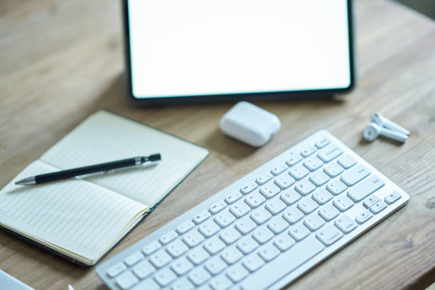istock A set of business tools such as a tablet PC 1478281633