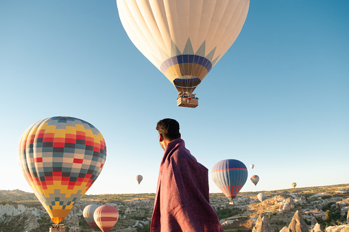 Hot air ballons Capadoccia Turkey