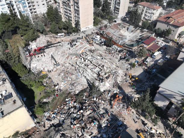istock Drone photos shows quake devastation in Hatay, Turkey - 06 Feb 2023 1478293744