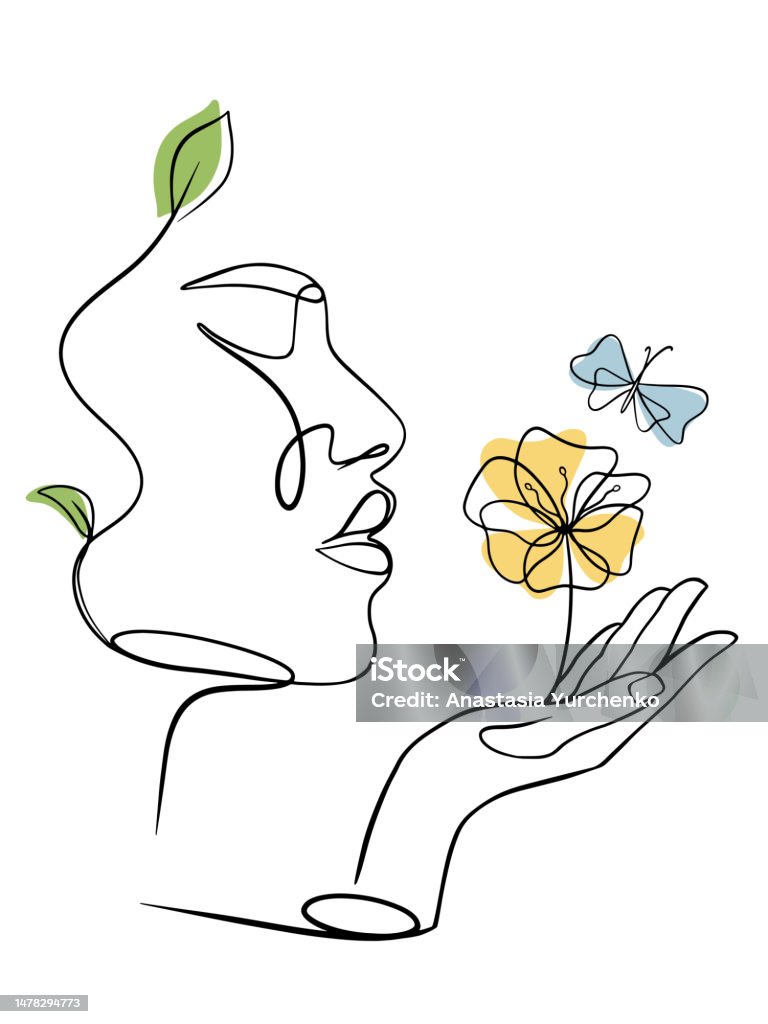 Face Life Line Face Line Stock Illustration - Download Image Now - Adult, Adults Only ...